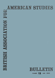 Bulletin of the British Association for American Studies